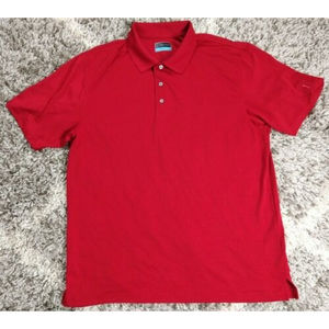 Men's PGA Tour Red Short Sleeve Polo Shirt XL